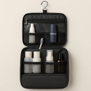 Large Hanging Toiletry Bag With Metal Hook For Men And Women Travel Size Cosmetics Organization